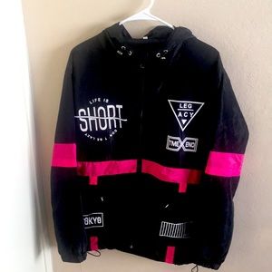 Futurist Windbreaker Cargo Jacket Men’s L